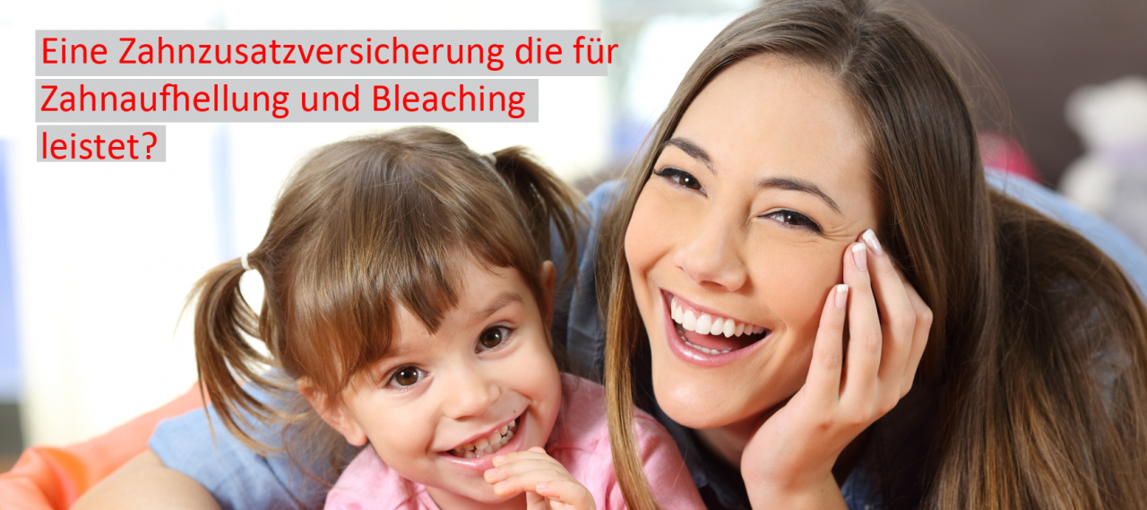 Bleaching für Ihre Zähne im Versicherungsschutz